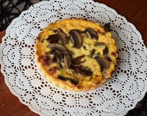 Ham & Mushroom Quiche