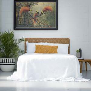 Edt & Co Leather Headboard - Woven Tan