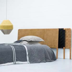 Edt & Co Leather Headboard - Flat Tan