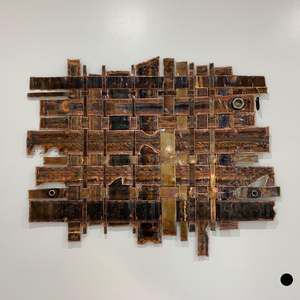 Copper Weave Wall Art