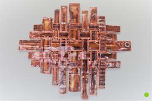 Copper Weave Wall Art