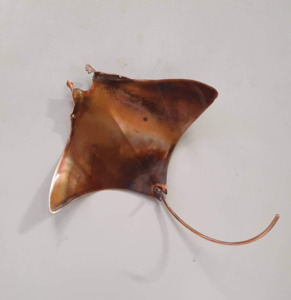 Copper Small Manta Wall Art