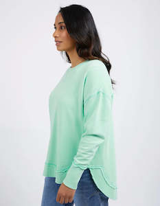 Tops: Foxwood Delilah Crew Fresh Mint