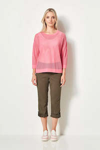 Tops: Verge Reserve Capri Pant - Khaki
