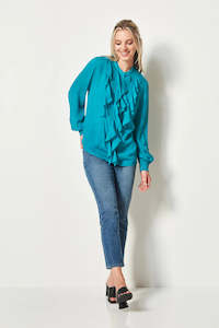 Verge: Verge Flossie Blouse - Marine