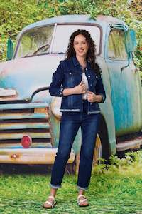 Classified: Classified Knit Denim Jacket Indigo