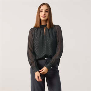 Taifun: Taifun Keyhole Neck Blouse