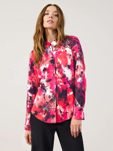 Taifun Fitted Print Shirt