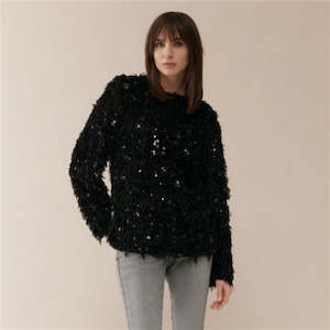 Taifun: Taifun Fully lined sequin jumper