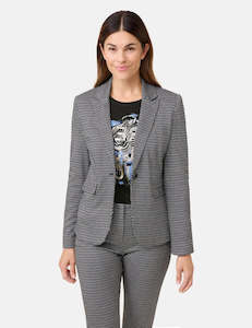 Jackets: Gerry Weber Print Stretch Knit Jacket