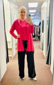 New Arrivals: Jet Blonde Longline Hooded Cardigan Pink