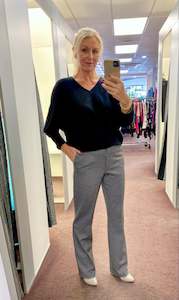 Jet Blonde Batwing Jumper Black