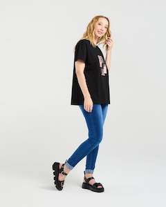 Zafina: Zafina Livia T-shirt Black