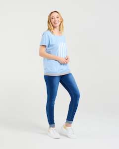 Zafina Mia T-shirt Blue