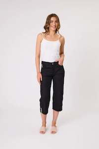 Democracy Lily 3/4 Pant Black