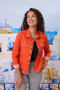 Classified: Classified Stretch drill Jacket Orange