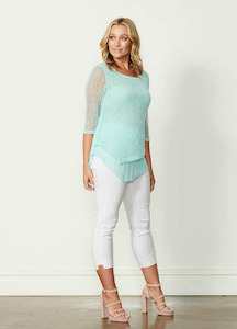 New Arrivals: Holmes and Fallon 7/8 Side Panel Pull on Pant White