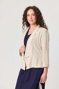 Jet Blonde: Jet Blonde Leslie Jacket Biscuit