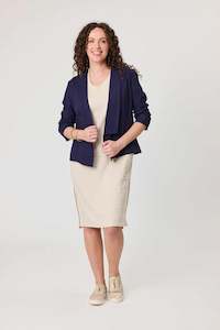 Jet Blonde Leslie Jacket Navy