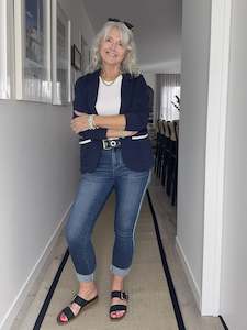 Lemon Tree Design Claudia Sweat Jacket Navy