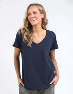 Elm Pima Vee Tee Navy