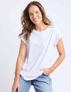 Foxwood Manly Tee White