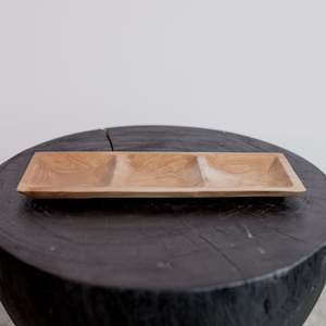 Winter Sale: 3 Dip Teak Platter