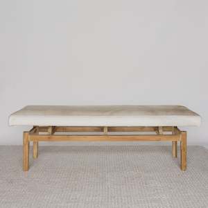 Argentinian Cowhide Bench (L) No.3