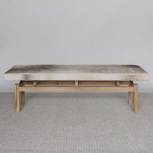 Argentinean Cowhide Bench (L) (Slim) No.1