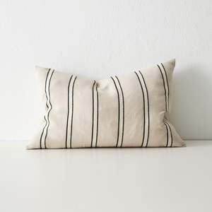 New Arrivals: Natural Striped Lumbar Cushion 40cm x 60cm