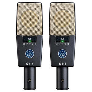 AKG C414 XLS/ST Large Diaphragm Condenser Microphone - Matched Pair