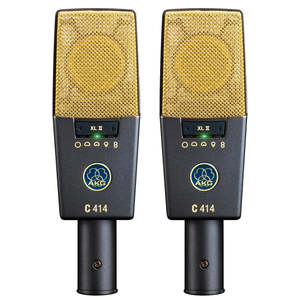AKG C414 XLII/ST Large Diaphragm Condenser Microphone - Matched Pair