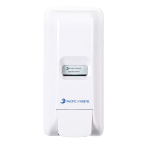 Pacific Hygiene 1L Soap & Sanitiser Dispenser - White
