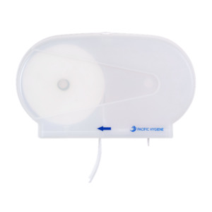 Pacific Hygiene Double Mini Jumbo Dispenser - White