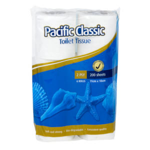 Pacific Classic Toilet Roll 2-Ply 200 Sheets