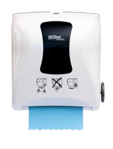 Auto Cut Towel Dispenser - White