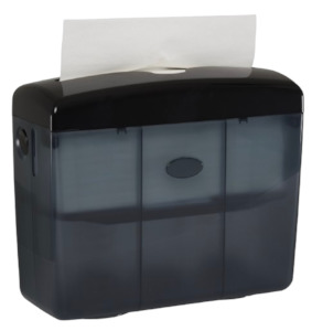 Dispensers Hand Towel: Black Table Top Hand Towel Dispenser