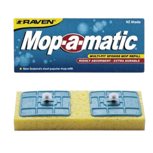Mops Mopping Accessories Mop Attachments: Raven Mop A Matic Junior Sponge Refill 36/CTN