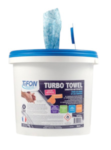 Cloths And Wipes Multi Purpose: TiFon Turbo Towel Industrial Cleansing Wipes - 70 Wipes