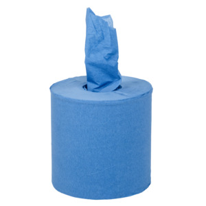 Dispensers Hand Towel: Sorb-X Classic Centerfeed 2 Ply Blue 20cm
