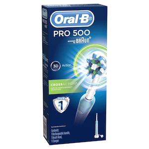 Personal Care Oral Care: Oral B Power Brush CrossAction PRO 500