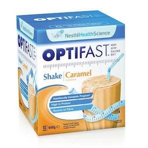 Conditions Weight Management: Optifast Shake Caramel 53g x 12