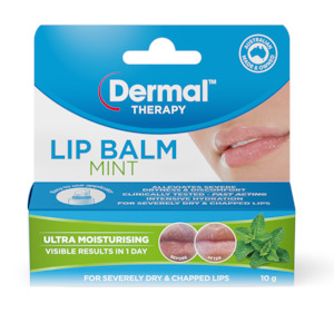 Skin Care: DERMAL THERAPY Lip Balm Mint 10g