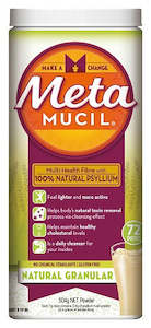 Digestion Support: METAMUCIL Nat Granular 504g 72 Doses