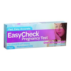 Pregnancy: EasyCheck Pregnancy Test For Clinical & Self- Testing 1 Test