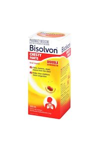 Cough: BISOLVON Chesty Forte 200ml