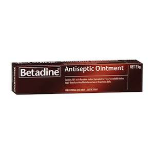 Throat And Ear: BETADINE Antiseptic Ointment 25g