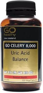 Go Healthy Celery 8,000 Uric Acid Balance 120 Veg Capsules