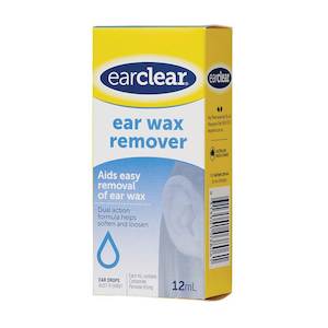 EARCLEAR Wax Removal Drops 12ml