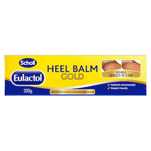 SCHOLL Eulactol Heel Balm Gold 200g - Expires 01/26